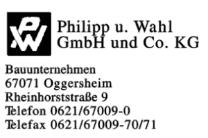 Philipp u. Wahl GmbH und Co. KG