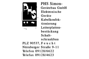 PHS SIMON Gerätebau GmbH