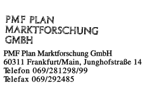 PMF Plan Marktforschung GmbH