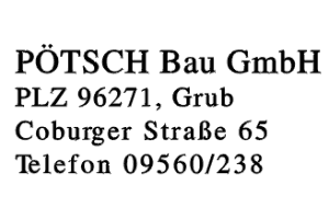 PÖTSCH Bau GmbH PÖTSCH Bau GmbH