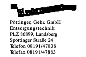 Pöttinger, Gebr. GmbH Entsorgungstechnik