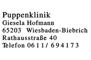 Puppenklinik Puppenklinik