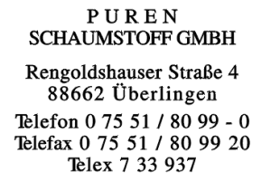 Puren Schaumstoff GmbH
