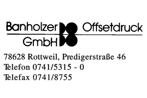 Banholzer GmbH Buch- und Offsetdruck