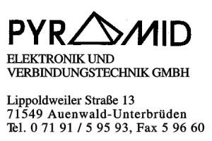 PYRAMID Elektronik und Verbindungstechnik GmbH