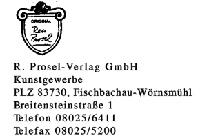 R. Prosel-Verlag GmbH R. Prosel-Verlag GmbH