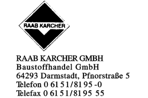 RAAB KARCHER GMBH Baustoffhandel GmbH