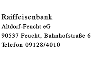 Raiffeisenbank Altdorf-Feucht eG Raiffeisenbank Altdorf-Feucht eG