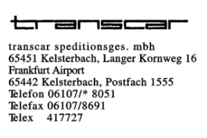 ranscar speditionsges. mbh