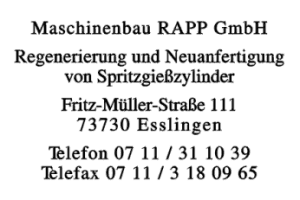 RAPP Maschinenbau GmbH