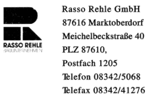 Rasso, Rehle GmbH