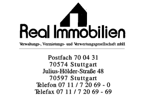 Real Immobilien Verwaltungs-, Vermietungs- und Verwertungsgesellschaft mbH