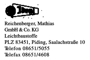 Reichenberger, Mathias GmbH & Co. KG Reichenberger, Mathias GmbH & Co. KG