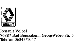 Renault Völbel