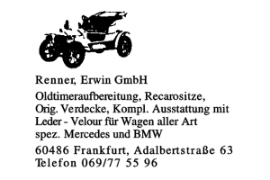 Renner, Erwin GmbH