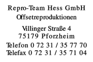 Repro-Team Hess GmbH