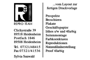 Repro-Team Sanwald Repro-Team Sanwald