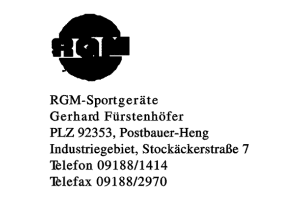 RGM-Sportgeräte Gerhard Fürstenhöfer