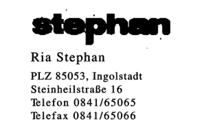 Ria Stephan