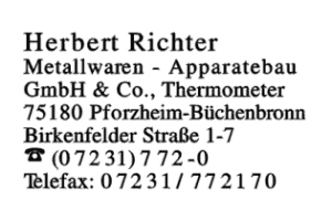 Richter, Herbert GmbH & Co.