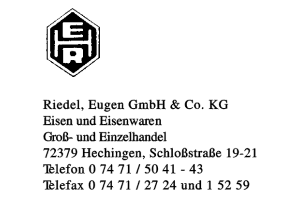 Riedel, Eugen GmbH & Co. KG