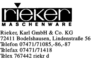 Rieker, Karl GmbH & Co. KG