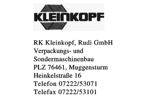 RK Kleinkopf, Rudi GmbH