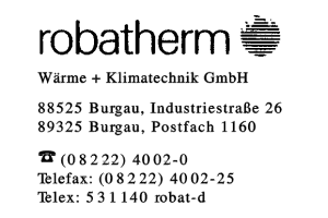 robatherm robatherm