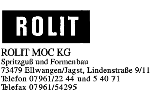 ROLIT MOC KG ROLIT MOC KG