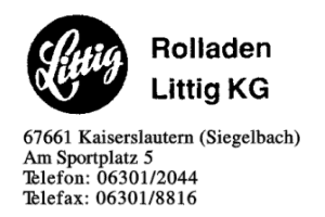 Rolladen Littig KG Rolladen Littig KG