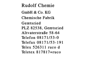 Rudolf Chemie GmbH & Co. KG