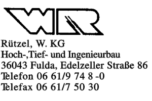 Rützel, W. KG