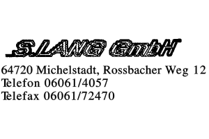 S. LANG GmbH