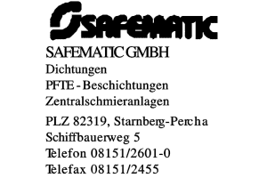 SAFEMATIC GMBH