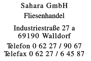 Sahara GmbH
