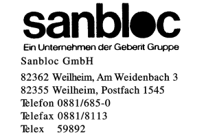 Sanbloc GmbH