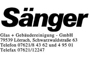 Sänger, Glas + Gebäudereinigung - GmbH