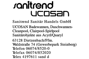 Sanitrend Sanitär Handels GmbH Sanitrend Sanitär Handels GmbH