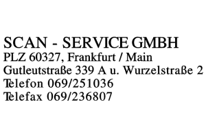 SCAN - SERVICE GMBH