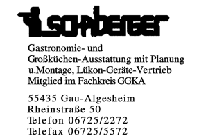 Schaberger Gastronomie- und Großküchen-Ausstattung mit Planung u. Montage