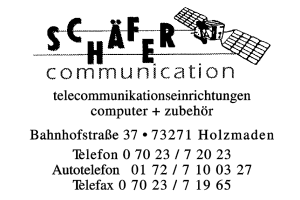 Schäfer communication