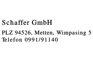 Schaffer GmbH