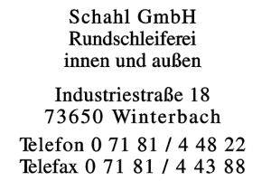 Schahl GmbH Schahl GmbH
