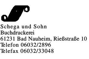 Schega und Sohn Schega und Sohn