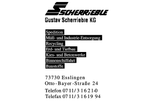 Scherrieble KG Gustav
