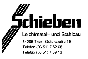 Schieben Leichtmetall- und Stahlbau