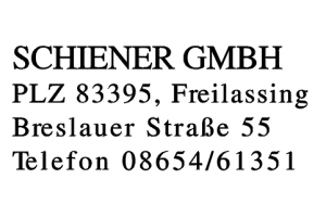 SCHIENER GMBH