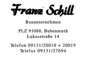 Schill, Franz