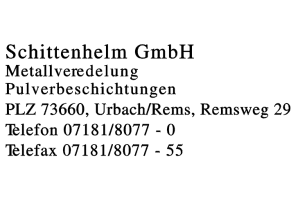 Schittenhelm GmbH Schittenhelm GmbH