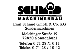 Schmid, Emil GmbH & Co. KG